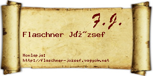 Flaschner József névjegykártya
